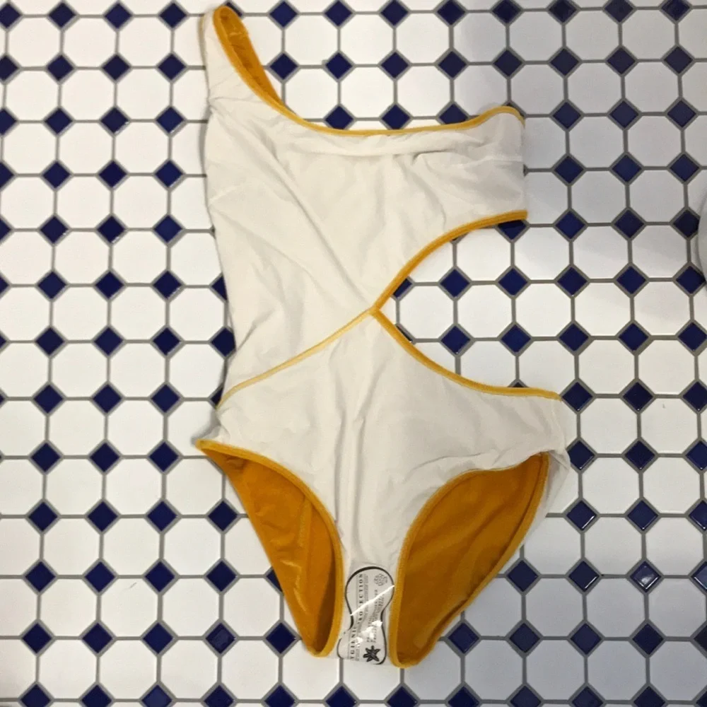 Anthropologie Solid & Striped Claudia One-Piece L